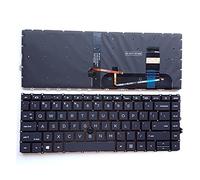 Laptop Replacement US Layout with Pointing with Backlight Keyboard for HP Elitebook 840 G7 845 G7 840 G8 845 G8 M07091-131 M07089-151 Silver Frame