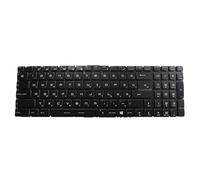 Laptop RGB Backlit Keyboard For MSI GP65 Leopard 9SEX 9SFX 10SCSK 10SCSR 10SCXK 10SFSK 10SCXR 10SDK 10SDR 10SEK 10SER 10SFK 10SFR Colourful Backlit Hungary HU With interface Black No Frame