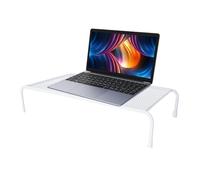 Laptop Riser for Desk - Ergonomic Iron Space Saving Storage | Laptop Riser and Computer Monitor Stand - for Desktop Notebook Printer Keyboard Home School Student House Office Ap
