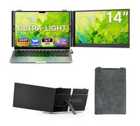 Laptop Screen Extender FHD 1080P IPS Plug & Play Extended Portable Monitor for Laptop Multi Screen for Laptops Compatible with Wins Mac Dex Chrome Travel Gaming Work
