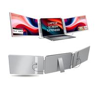 Laptop Screen Extender for Triple Display - 15.6" FHD 1080P Portable Monitor, Detachable, Plug & Play Dual Monitor Extender for 12"-18.5" Laptops, Compatible with Windows/Mac/Android/Chrome/PS3/PS4