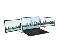 Laptop Screen Extender Monitor - Portable Monitor Extender for Laptop with Triple Screen Clip | MultiscreenTri Display Monitor For Computer Port