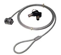 Laptop Security Cable with Barrel Lock & Key for Kensington Slot