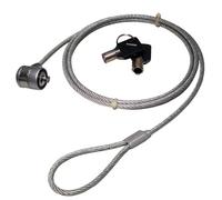 Laptop Security Cable with Barrel Lock & Key for Kensington Slot