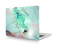 Laptop Shell Case Compatible with New Macbook Pro 13 inch 2020 2019 2018 2017 2016 Release M1 A2338 A1706 A1708 A1989 A2159 A2251 A2289, Protective Plastic Hard Shell Laptop Cover - Green Marble