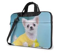 Laptop Shoulder Bag Cat Printed Laptop Case Handbag Shoulder Tote Bag Travel Briefcase Cute Chihuahua