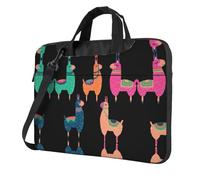 Laptop Shoulder Bag,Cute Llama Cartoon Laptop Case Laptop Briefcase For The Business Travel Commuter And Laptop Protection14 Inch