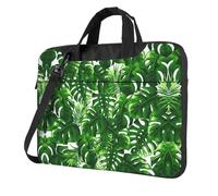 Laptop Shoulder Bag,Monstera Deliciosa Banana Palm Laptop Case Laptop Briefcase For The Business Travel Commuter And Laptop Protection