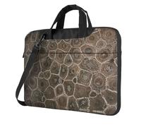 Laptop Shoulder Bag,Petoskey Stone Laptop Case Laptop Briefcase For The Business Travel Commuter And Laptop Protection, Black, 13 inch