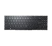 Laptop Single Zone RGB Backlight Keyboard For MSI 9Z.NK1BN.B0R NSK-FG0BBN OR S1N3ERU2U2D10 S1N-3ERU2U2-D10 Russian RU Black Without Frame