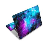 Laptop Skin Sticker Decal,12" 13" 13.3" 14" 15" 15.4" 15.6 inch Laptop Vinyl Skin Sticker Cover Art Protector Notebook PC (Free 2 Wrist Pad Included), Decorative Waterproof Removable, Nebula Galaxy