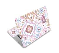 Laptop Skin Sticker Decal,12" 13" 13.3" 14" 15" 15.4" 15.6 inch Laptop Vinyl Skin Sticker Cover Art Protector Notebook PC (2 Wrist Pad Skins Included), Waterproof Removable, Cute Pink Abstract