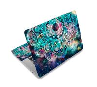 Laptop Skin Sticker Decal,12" 13" 13.3" 14" 15" 15.4" 15.6 inch Laptop Vinyl Skin Sticker Cover Art Protector Notebook PC (Free 2 Wrist Pad Included), Decorative Waterproof Removable, Nice Mandala