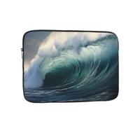 Laptop Sleeve, 10 inch " Notebook Big waves in the sea print