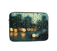 Laptop Sleeve, 10 inch " Notebook Raindrops outside the window print