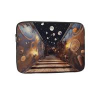 Laptop Sleeve 10 inch, Shockproof Laptop Case, Slim Protective Travel Carrying Case for Background of Spacecraft Corridor 10 inch