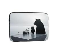 Laptop Sleeve 10 inch, Shockproof Laptop Case, Slim Protective Travel Carrying Case for Tears of Black Oil 10 inch
