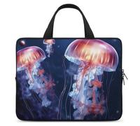 Laptop Sleeve 12inch Computer Carrying Bag Beautiful Jellyfish Laptop Case Slim Protective Case Handbag