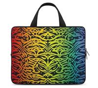 Laptop Sleeve 12inch Computer Carrying Bag Rainbow Pattern Background Laptop Case Slim Protective Case Handbag
