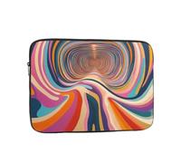 Laptop Sleeve 13 inch, Curved corridor print | Oxford Polyester, Thick Foam Padding, Curved Corridor Print, Fits 13 Inch Laptops Including , Hp, Dell, Lenovo