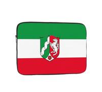 Laptop Sleeve 13 inch, Shockproof Laptop Case, Slim Protective Travel Carrying Case for Flag of North Rhine Westphalia 13 inch
