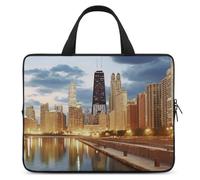 Laptop Sleeve 13inch Computer Carrying Bag Chicago City Laptop Case Slim Protective Case Handbag