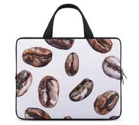 Laptop Sleeve 13inch Computer Carrying Bag Coffee Bean Image Laptop Case Slim Protective Case Handbag