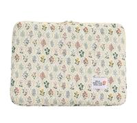 Laptop Sleeve - 14 Inch Carry Case, Flower Pattern Protective Case | Soft Organiser for Business Trip, Multipurpose School Laptop Sleeve for Travel