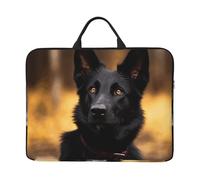 Laptop Sleeve 14 inch Computer Carrying Bag Slim Protective Case Black german shepherd dog Laptop Case Briefcase Handbag