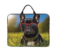 Laptop Sleeve 14 inch Computer Carrying Bag Slim Protective Case French bulldog Laptop Case Briefcase Handbag