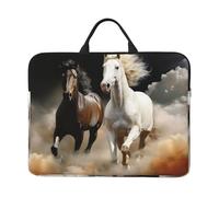 Laptop Sleeve 14 inch Computer Carrying Bag Slim Protective Case Horse passing through the clouds Laptop Case Briefcase Handbag