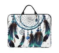 Laptop Sleeve 14 inch Computer Carrying Bag Slim Protective Case Native American Dream Catcher Laptop Case Briefcase Handbag