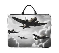 Laptop Sleeve 14 inch Computer Carrying Bag Slim Protective Case World War Laptop Case Briefcase Handbag