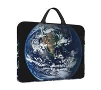 Laptop Sleeve 14 inch Shockproof Laptop Bag Blue Marble Earth Computer Bag Water Resistant Computer Carrying Case