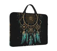 Laptop Sleeve 14 inch Shockproof Laptop Bag Dark Dream Catcher Computer Bag Water Resistant Computer Carrying Case