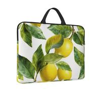 Laptop Sleeve 14 inch Shockproof Laptop Bag Lemon Branch Leaves Computer Bag Water Resistant Computer Carrying Case