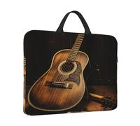 Laptop Sleeve 14 inch Shockproof Laptop Bag Old west Guitar Computer Bag Water Resistant Computer Carrying Case