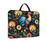 Laptop Sleeve 14 inch Shockproof Laptop Bag Polish Folk Art Pattern Computer Bag Water Resistant Computer Carrying Case