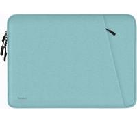 Laptop Sleeve 14 inch, Shockproof Protective Computer Cover with Accessories Pocket, Portable Laptop Case Compatible for 14 inch MacBook Air/Pro, Dell, HP, Acer, Asus, Lenovo, Light Blue