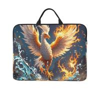 Laptop Sleeve 15.6 inch Computer Carrying Bag Fire and water phoenix Laptop Case Slim Protective Case Handbag