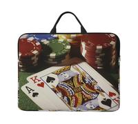 Laptop Sleeve 15.6 inch Computer Carrying Bag Poker Tournament Laptop Case Slim Protective Case Handbag
