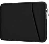 Laptop Sleeve 15.6 inch, Durable Briefcase Cover Shockproof Protective Case, Handbags Portable Laptop Bag for 15.6 inch HP Dell Asus Lenovo Notebook Computer, Laptop Case with Front Pocket, Black