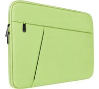 Laptop Sleeve 15.6 inch, Shockproof Protective Computer Carrying Cover with Front Pocket, Briefcase Handbags Laptop Case for 15.6 inch HP, Dell, Acer, Asus, Notebook, Light Green