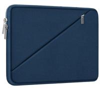 Laptop Sleeve 15.6 inch, Traveling Carrying Computer Sleeve Bag with Zippered Pocket, Shockproof Protective Laptop Case Compatible for Apple Notebook, HP, Dell, Acer, Asus, Lenovo, Deep Blue