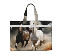 Laptop Sleeve 15 inch Computer Carrying Bag Slim Protective Case Horse passing through the clouds Laptop Case Briefcase Handbag