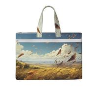 Laptop Sleeve 15 inch Computer Carrying Bag Slim Protective Case The wind blows feathers Laptop Case Briefcase Handbag