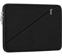Laptop Sleeve 15 inch, Traveling Carrying Computer Bag with Zippered Pocket, Shockproof Protective Laptop Case Compatible for 15.4 in HP, Dell, Acer, Asus, Lenovo, Apple Notebook, Black