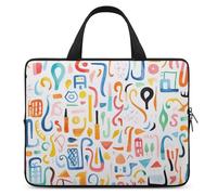 Laptop Sleeve 15inch Computer Carrying Bag Fun Colorful Patterns Laptop Case Slim Protective Case Handbag