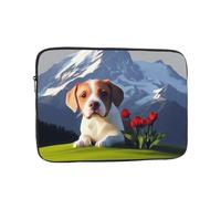 Laptop Sleeve 17 inch, Shockproof Laptop Case, Slim Protective Travel Carrying Case for The Little Dog in The Alps 17 inch