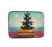 Laptop Sleeve 17 inch, Shockproof Laptop Case, Slim Protective Travel Carrying Case for There are Beach Trees in The Background 17 inch